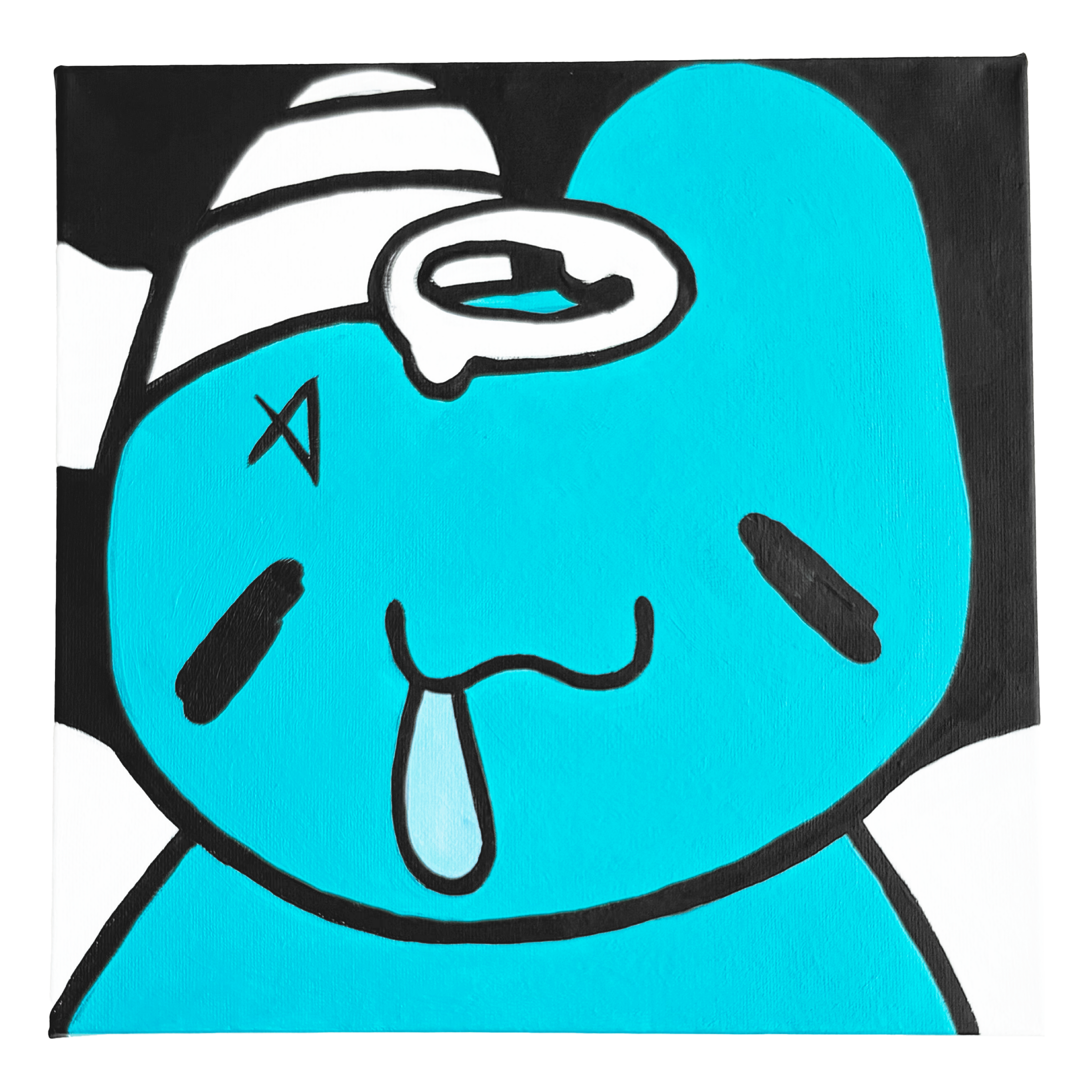 [AUCTION] Blue Angel Dog Painting 02