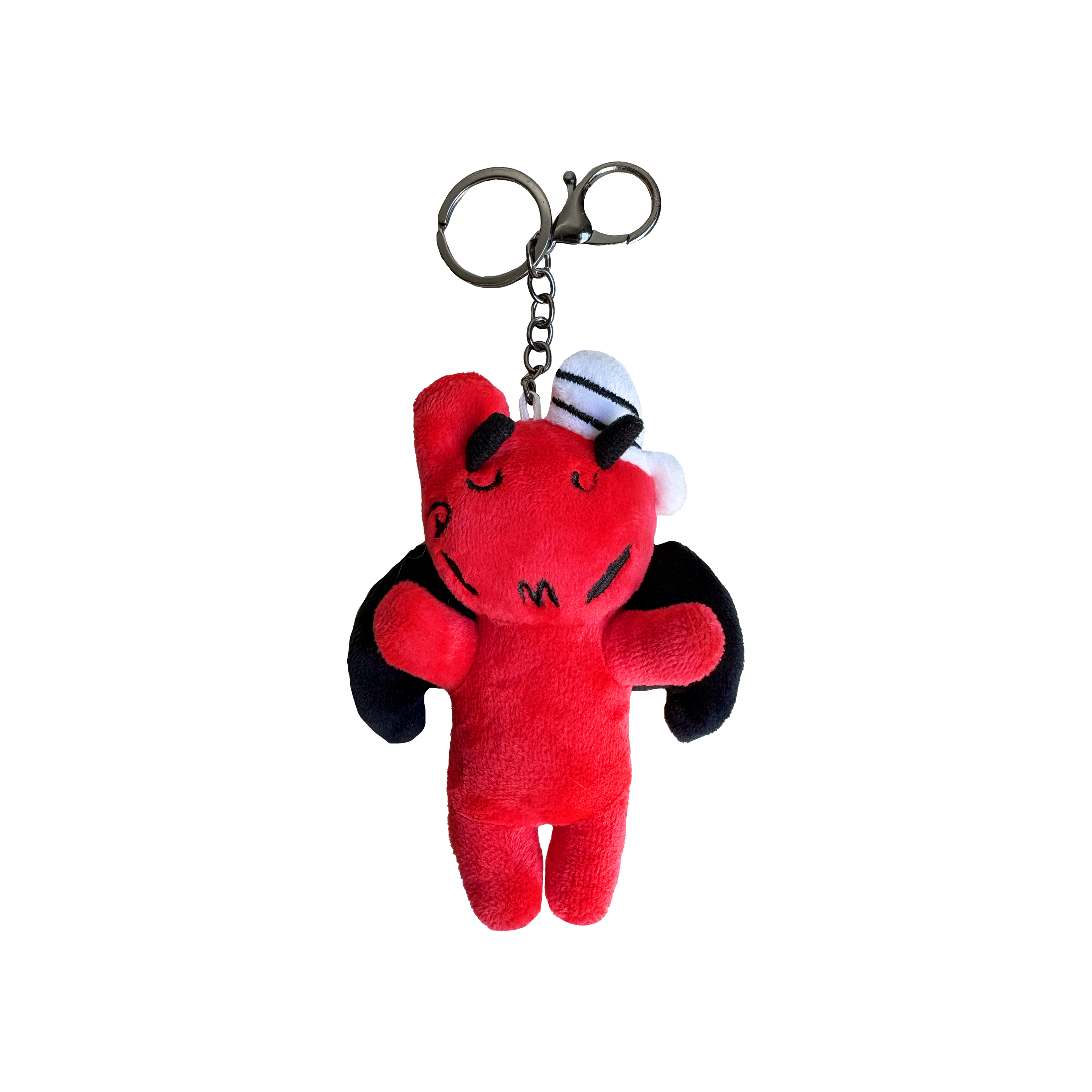 SMOL RED DEVIL DOG KEYCHAIN
