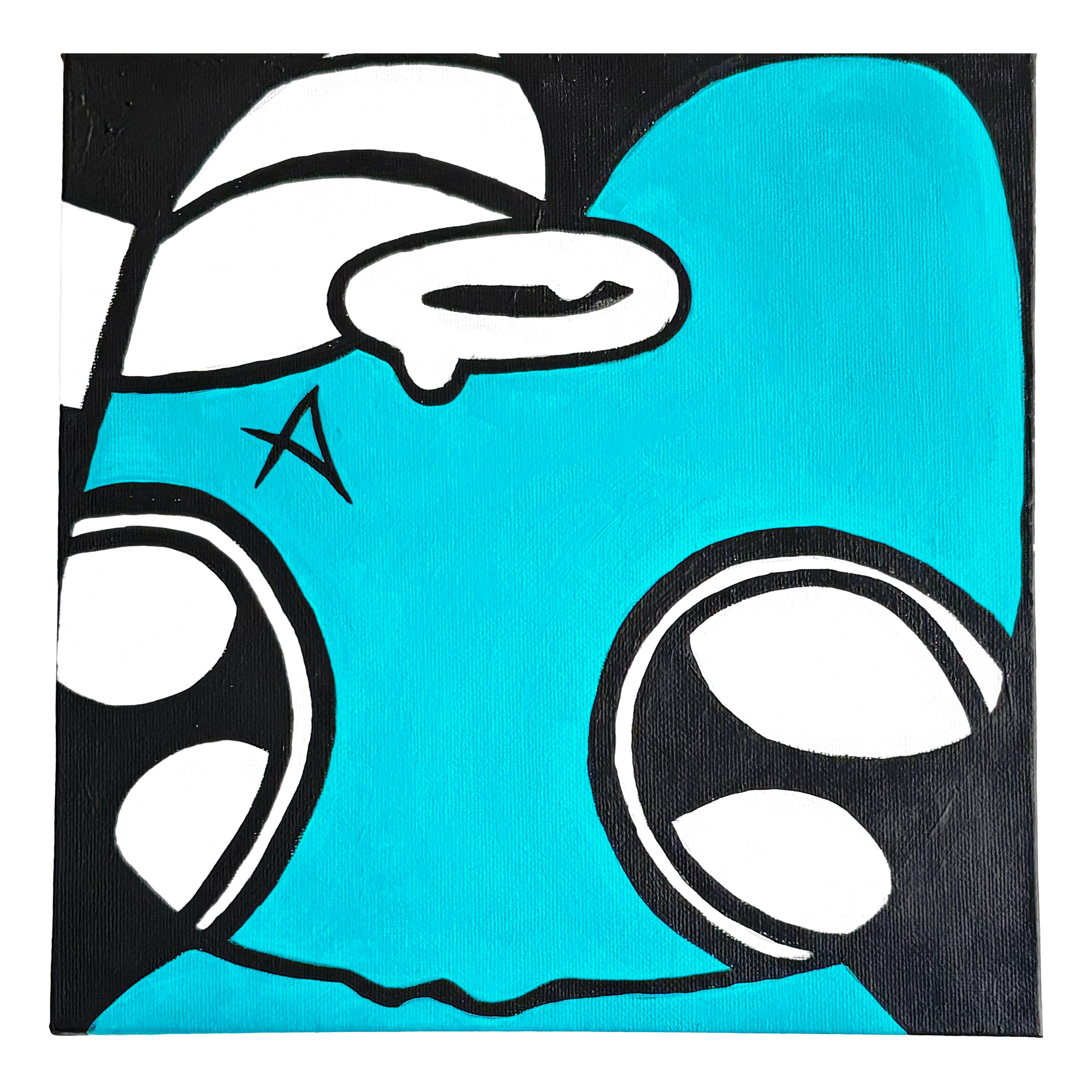 [AUCTION] Blue Angel Dog Painting 01